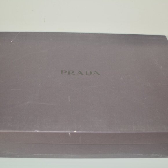 NIB PRADA WOVEN LEATHER RIDING BOOTS - Picture 8 of 8
